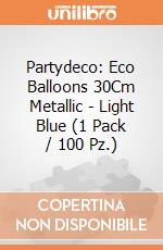 Partydeco: Eco Balloons 30Cm Metallic - Light Blue (1 Pack / 100 Pz.) giochi