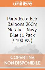 Partydeco: Eco Balloons 26Cm Metallic - Navy Blue (1 Pack / 100 Pz.) giochi
