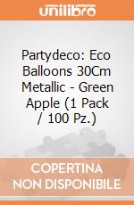 Partydeco: Eco Balloons 30Cm Metallic - Green Apple (1 Pack / 100 Pz.) giochi