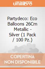 Partydeco: Eco Balloons 26Cm Metallic - Silver (1 Pack / 100 Pz.) giochi