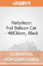 Partydeco: Foil Balloon Cat - 48X36cm, Black giochi