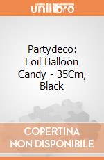 Partydeco: Foil Balloon Candy - 35Cm, Black giochi