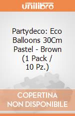 Partydeco: Eco Balloons 30Cm Pastel - Brown (1 Pack / 10 Pz.) giochi