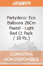 Partydeco: Eco Balloons 26Cm Pastel - Light Red (1 Pack / 10 Pz.) giochi