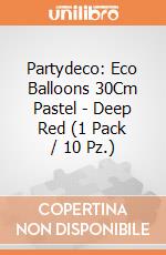 Partydeco: Eco Balloons 30Cm Pastel - Deep Red (1 Pack / 10 Pz.) giochi