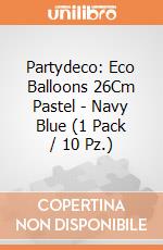 Partydeco: Eco Balloons 26Cm Pastel - Navy Blue (1 Pack / 10 Pz.) giochi