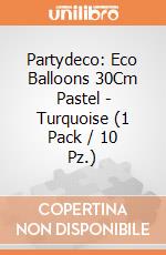 Partydeco: Eco Balloons 30Cm Pastel - Turquoise (1 Pack / 10 Pz.) giochi