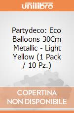 Partydeco: Eco Balloons 30Cm Metallic - Light Yellow (1 Pack / 10 Pz.) giochi