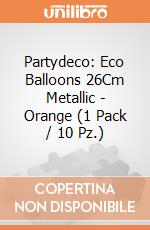 Partydeco: Eco Balloons 26Cm Metallic - Orange (1 Pack / 10 Pz.) giochi