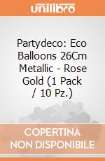 Partydeco: Eco Balloons 26Cm Metallic - Rose Gold (1 Pack / 10 Pz.) giochi