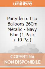 Partydeco: Eco Balloons 26Cm Metallic - Navy Blue (1 Pack / 10 Pz.) giochi