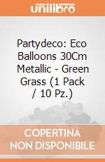Partydeco: Eco Balloons 30Cm Metallic - Green Grass (1 Pack / 10 Pz.) giochi
