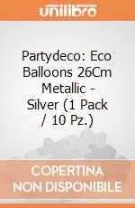 Partydeco: Eco Balloons 26Cm Metallic - Silver (1 Pack / 10 Pz.) giochi