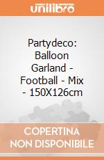 Partydeco: Balloon Garland - Football - Mix - 150X126cm giochi