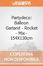 Partydeco: Balloon Garland - Rocket - Mix - 154X130cm giochi