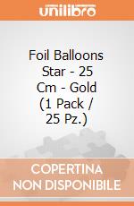 Foil Balloons Star - 25 Cm - Gold (1 Pack / 25 Pz.) giochi