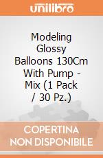 Modeling Glossy Balloons 130Cm With Pump - Mix (1 Pack / 30 Pz.) giochi