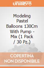 Modeling Pastel Balloons 130Cm With Pump - Mix (1 Pack / 30 Pz.) giochi