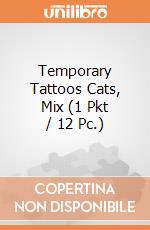 Temporary Tattoos Cats, Mix (1 Pkt / 12 Pc.) giochi