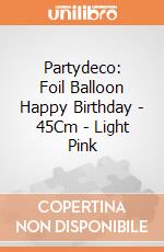 Partydeco: Foil Balloon Happy Birthday - 45Cm - Light Pink giochi
