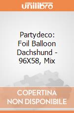 Partydeco: Foil Balloon Dachshund - 96X58, Mix giochi
