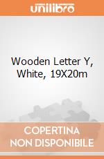 Wooden Letter Y, White, 19X20m giochi
