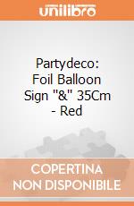 Partydeco: Foil Balloon Sign ''&'' 35Cm - Red giochi
