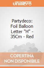 Partydeco: Foil Balloon Letter ''H'' - 35Cm - Red giochi