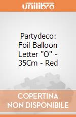 Partydeco: Foil Balloon Letter ''O'' - 35Cm - Red giochi