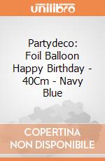 Partydeco: Foil Balloon Happy Birthday - 40Cm - Navy Blue giochi