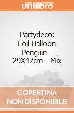 Partydeco: Foil Balloon Penguin - 29X42cm - Mix giochi