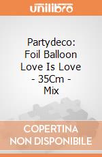 Partydeco: Foil Balloon Love Is Love - 35Cm - Mix giochi