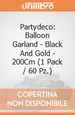 Partydeco: Balloon Garland - Black And Gold - 200Cm (1 Pack / 60 Pz.) giochi
