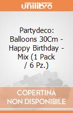 Partydeco: Balloons 30Cm - Happy Birthday - Mix (1 Pack / 6 Pz.) giochi