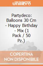 Partydeco: Balloons 30 Cm - Happy Birthday - Mix (1 Pack / 50 Pz.) giochi