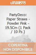 PartyDeco: Paper Straws - Powder Pink - 19.5Cm (1 Pack / 10 Pz.) giochi