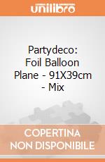 Partydeco: Foil Balloon Plane - 91X39cm - Mix giochi