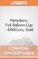 Partydeco: Foil Balloon Cup - 64X61cm, Gold giochi