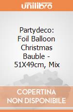 Partydeco: Foil Balloon Christmas Bauble - 51X49cm, Mix giochi