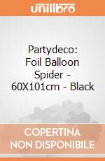 Partydeco: Foil Balloon Spider - 60X101cm - Black giochi