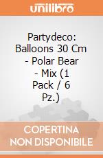 Partydeco: Balloons 30 Cm - Polar Bear - Mix (1 Pack / 6 Pz.) giochi