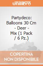 Partydeco: Balloons 30 Cm - Deer - Mix (1 Pack / 6 Pz.) giochi