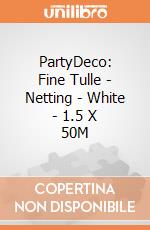 PartyDeco: Fine Tulle - Netting - White - 1.5 X 50M giochi