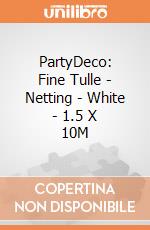 PartyDeco: Fine Tulle - Netting - White - 1.5 X 10M giochi