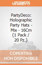 PartyDeco: Holographic Party Hats - Mix - 16Cm (1 Pack / 20 Pz.) giochi