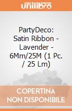 PartyDeco: Satin Ribbon - Lavender - 6Mm/25M (1 Pc. / 25 Lm) giochi
