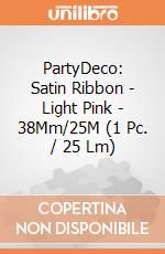 PartyDeco: Satin Ribbon - Light Pink - 38Mm/25M (1 Pc. / 25 Lm) giochi