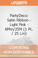 PartyDeco: Satin Ribbon - Light Pink - 6Mm/25M (1 Pc. / 25 Lm) giochi