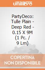 PartyDeco: Tulle Plain - Deep Red - 0.15 X 9M (1 Pc. / 9 Lm) giochi