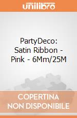 PartyDeco: Satin Ribbon - Pink - 6Mm/25M giochi